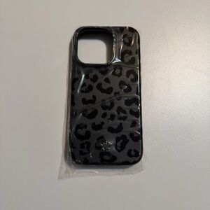 Velvet Caviar Black Leopard iPhone 15 pro case MAGSAFE NEVER USED NO BOX